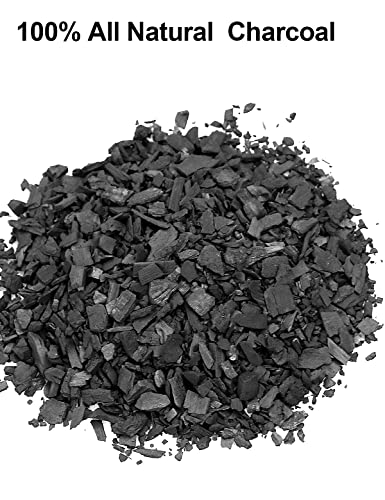 Organic Horticultural Charcoal, 100% All Natural Hardwood Charcoal, Activated Plant Charcoal for Soil Amendment, Orchids, Terrariums, Indoor Plants, Planting, and Gardening, 1.5 Quarts