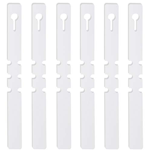 KINJOEK 600 PCS White Plant Labels, PVC Plant Tags for Garden Adjustable Waterproof Plant Tags