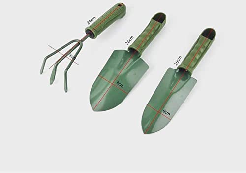 Ansellf Gardening Plant Shovel Pot 3 Pieces Small Gardening Tools Seed Handheld Shovel Rake Spade