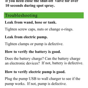 Battery Powered Sprayer and Pump Sprayer (Dual Function) for Lawn and Garden with Rechargeable Lithium Ion Power Bank and Shoulder Strap (1.3 Gallon)