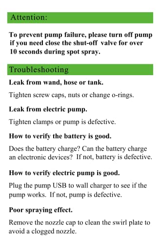 Battery Powered Sprayer and Pump Sprayer (Dual Function) for Lawn and Garden with Rechargeable Lithium Ion Power Bank and Shoulder Strap (1.3 Gallon)