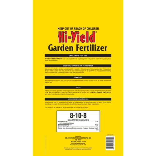 Hi-Yield (32086) Garden Fertilizer 8-10-8 (4 lbs.)