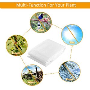 FINEST+ Plant Covers Freeze Protection 10ft×30ft, Reusable Floating Row Cover for Cold Weather, Garden Winterize Cover for Winter Frost Protection