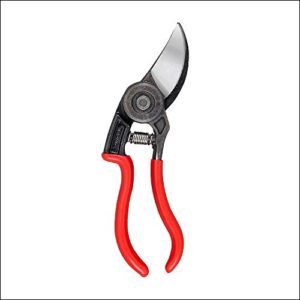 corona bp 3640 forged steel ergoaction angled bypass hand pruner – 3/4 inch cut capacity stem and branch garden shears, red
