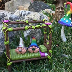 Miniature Baby Gnome “Toby” – The Baby Gnome with The Polka Dot Blue Hat for The Fairy Garden