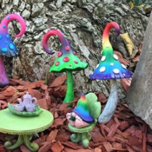 Miniature Baby Gnome “Toby” – The Baby Gnome with The Polka Dot Blue Hat for The Fairy Garden