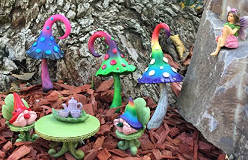 Miniature Baby Gnome “Toby” – The Baby Gnome with The Polka Dot Blue Hat for The Fairy Garden