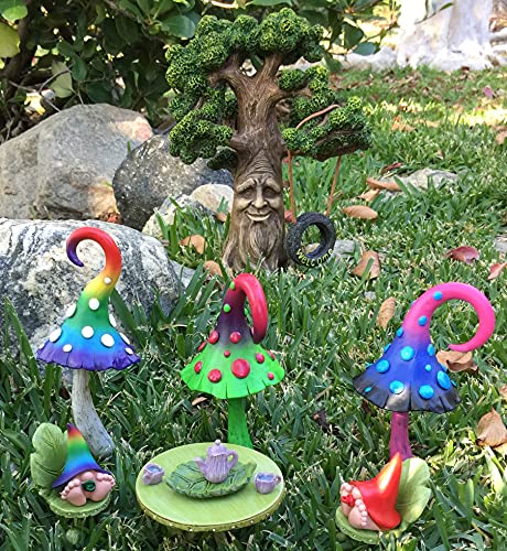 Miniature Baby Gnome “Toby” – The Baby Gnome with The Polka Dot Blue Hat for The Fairy Garden