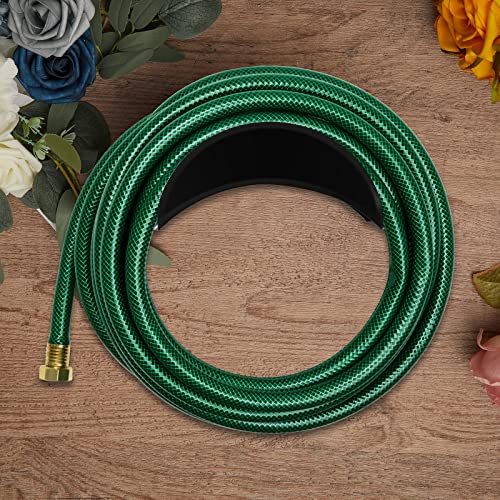 3 Pieces Garden Hose Holder, Water Hose Holder, Steel Wall Mounted Heavy Duty Black Hose Hanger Reel Metal Garden Hose Storage Outdoor Hose Hook for Outside Hose Brackets