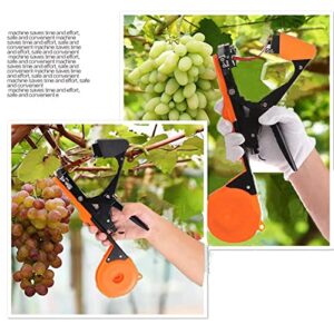 SUCA Plant Vine Tying Machine, Plant Tape Cattle Panels for Garden Trellis,Plant Tying toolwith 10000pcs Staples 24 Rolls Tape Plant Tape Gun for Grapes,tapener (tapetool set1pcs)