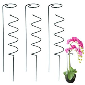 plant support stakes, 6 packs plant stakes for indoor and outdoor plants plant support for potted plants orchid lily dahlia clematis rose flowers stem