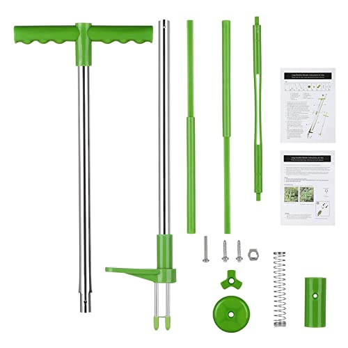 Weed Puller Tool - Stand Up Heavy Duty Weeder Hand Tool - Standing Weed Root Removal Tool Plucker Dandelion Puller - 39" Long Handle Garden Weeding Tool with 3 Claws for Garden Backitchen