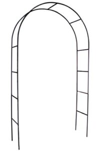 1. go steel garden arch, 7’8″ high x 4’5″ wide, garden arbor for various climbing plant, outdoor garden lawn backyard