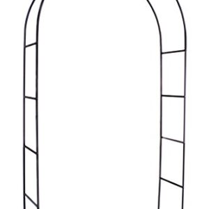 1. GO Steel Garden Arch, 7'8" High x 4'5" Wide, Garden Arbor for Various Climbing Plant, Outdoor Garden Lawn Backyard