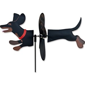 petite spinner – black dachshund