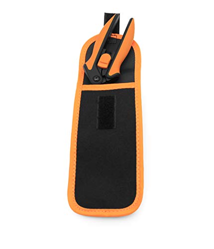 CASEMATIX Pruning Shears Clip On Pouch Case Sleeve Compatible with Fiskars Pruning Scissors for Gardening, Trimming and Other Plant Shear Trimming Tools – Includes Case Only