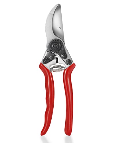 Pruning Garden Shears,Three Wood Plant Scissors for Gardening,Branch Cutter,Tree Trimmer,Bypass & Flower Pruners,Heavy Duty Hand Clippers Snips Secateurs