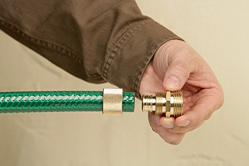 Orbit 56801N 5/8 Inch Repair Mender Hose Connector, Male, Brass