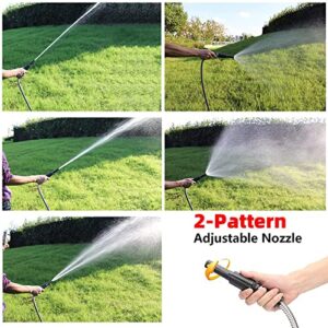 TOONLUPAL Garden Hose 50 ft Stainless Steel Metal Garden Hoses Water Hose Heavy Duty