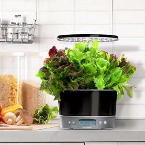 AeroGarden Harvest Elite 360 with Gourmet Herb Seed Pod Kit - Hydroponic Indoor Garden, Platinum Stainless