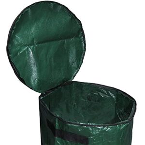 Garden Compost Bags Compost Bag Outdoor Garden Garden Waste Compost Bags for Food Waste Fermentation and Dead Leafs Fermentation into Compost Outdoor Composting Bins 1 Pack