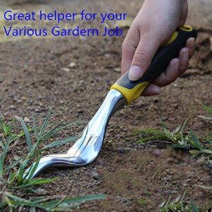 Sinoer Hand Weeding Tool for Garden,Weed Removal Cutter,Root Removal Weed Puller,Gardening Weeder Tools for Garden Lawn Yard