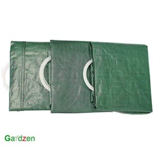 Gardzen 3-Pack 72 Gallons Garden Bag - Reuseable Heavy Duty Gardening Bags, Lawn Pool Garden Leaf Waste Bag