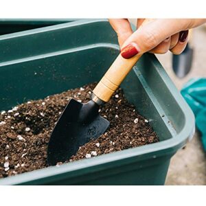 Huture Mini 3pcs Durable Spade Shovel Rake for Plant Potted Flowers Seedlings Loose Soil Erramientas Bonsai Wooden Handle Perfect Size for Little Hands Light Use Indoor Outdoor Gardening Care Gifts