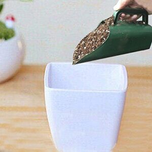 Garden Plastic Shovel, Garden Tool Bucket Shovel, Cultivation Bucket Scoop Sieve Multi Function Spoon Rush Potted Plant Wear Resistant Digging Tool for Flower, Vegetable, Plants Care