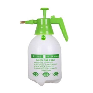 joywayus 68oz garden pump sprayer with safety valve portable yard & lawn sprayer for spraying/watering/home cleaning/car washing 0.5 gallon green