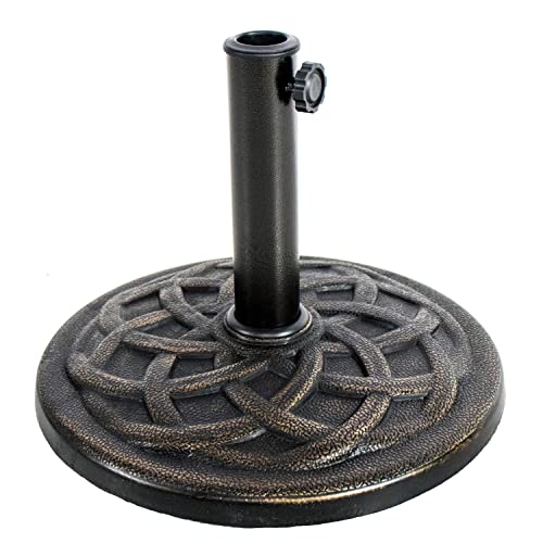 BACKYARD EXPRESSIONS PATIO · HOME · GARDEN 911554 21 Pound Umbrella Base, Bronze