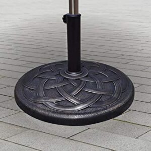 BACKYARD EXPRESSIONS PATIO · HOME · GARDEN 911554 21 Pound Umbrella Base, Bronze