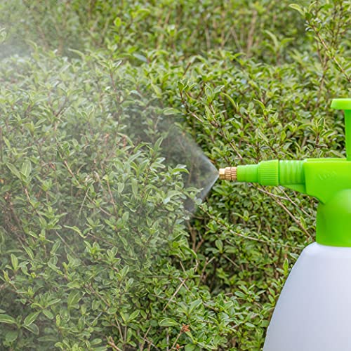 Nicely Neat Water Mister and Multi-Purpose Spray Bottle for Plants, Gardens, Kitchen and Home - Mr. Mister - 1.5 Liters Handheld Sprayer with Adjustable Pressure Nozzle (Green)