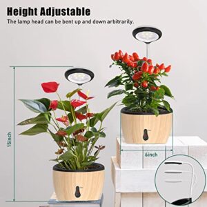 Indoor Gardening System, HYPERECHO Grow Light with Pot, Plant Grow Lights for Indoor Plants with Automatic Watering, Indoor Herb Garden with Auto On/Off Timer 8/12/16H 5V Low Safe Voltage