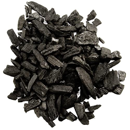 Horticultural Charcoal for Indoor Plants (2 Quarts), Hardwood Soil Amendment for Orchids, Terrariums, and Gardening