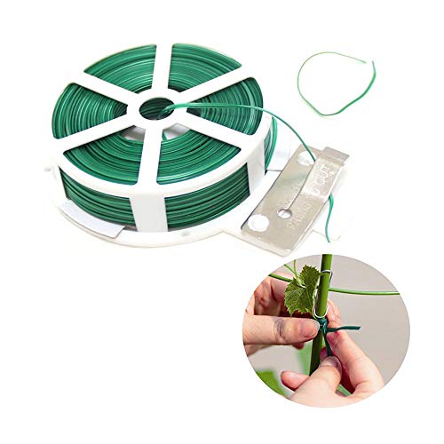 VIMOA Garden Twine 164 Feet Garden Twist Ties with Cutter for Plants, Vines and Wrapping Cords Christmas Tree Tie