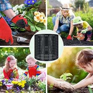 Compost Bin Outdoor, 250 Gallon Expandable Outdoor Composter with Garden Gloves, Easy Assembly Large Capacity Grid for Home Garder Lawn Fertile Soil Leaves and Grass