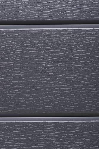 Nuvue Products 26021, 36" L x 15" W x 32" H, Polymer with Woodgrain Texture, Dark Gray Elevated Garden Box