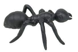 home 2 office cast iron black ant garden statue patio yard animal insect