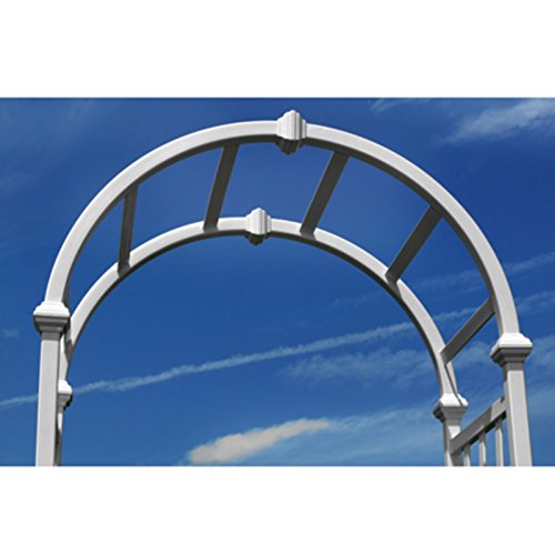 Athens 39"W x 81"H Vinyl Arbor