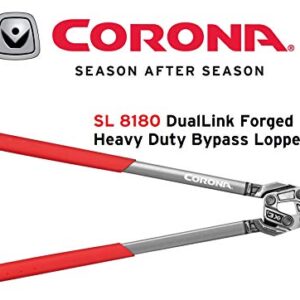 Corona Tools | 33-inch Branch Cutter DualLINK MAXFORGED Bypass Loppers | Tree Trimmer Cuts Branches up to 2-inches in Diameter | SL 8180D