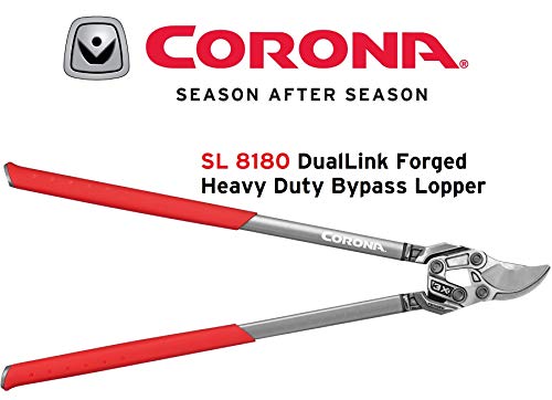 Corona Tools | 33-inch Branch Cutter DualLINK MAXFORGED Bypass Loppers | Tree Trimmer Cuts Branches up to 2-inches in Diameter | SL 8180D