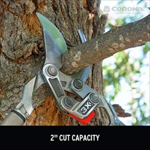 Corona Tools | 33-inch Branch Cutter DualLINK MAXFORGED Bypass Loppers | Tree Trimmer Cuts Branches up to 2-inches in Diameter | SL 8180D