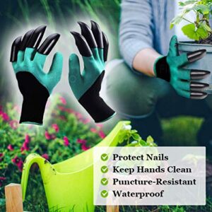 Floro Garden Gloves with Claws, Chicken Coop Cleaning, for Digging, Pruning & Poking, All in One Gardening Tool, Durable Hand Protectors, handwear for Gardeners & DIY Hobbyists