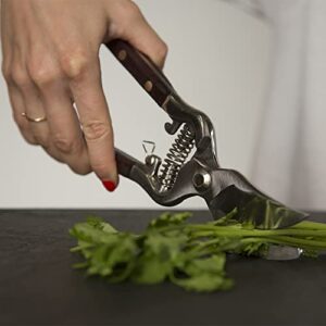 Thai Kitchen and Garden Shears by Verve CULTURE, Handmade Heavy-Duty Kitchen Scissors, Pruning Shears for Gardening