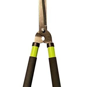 Garden Guru Hedge Shears Clippers for Trimming & Shaping Borders, Decorative Shrubs, Bushes, Grass – 15 inch High Carbon Steel Gardening Hedge Clippers & Shears with Comfort Grip Handles