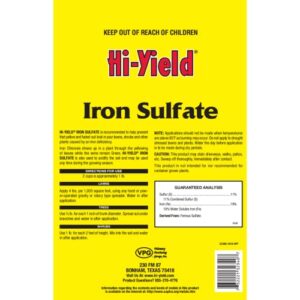 Hi-Yield (32340) Iron Sulfate (4 lbs.)