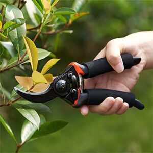 8" Professional pruners for tree trimming，rose snips，rose cutters tools，gardening shears，garden shears，Bypass Pruning Shears，Hand Pruners