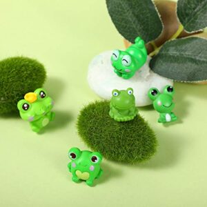 Jetec 22 Pieces Animal Figurines Cake Topper Cute Mini Animal Decorations Miniature Animals Model Ornaments Garden Moss Landscape DIY Craft for Home Party Supplies