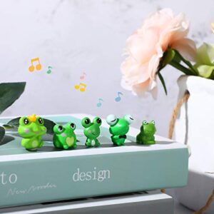 Jetec 22 Pieces Animal Figurines Cake Topper Cute Mini Animal Decorations Miniature Animals Model Ornaments Garden Moss Landscape DIY Craft for Home Party Supplies